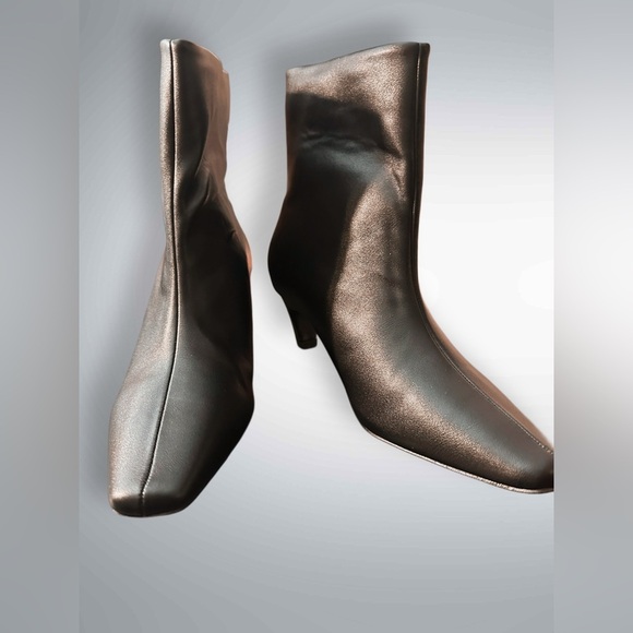 NEW Beauty Cry Women’s Genuine Leather Ankle Boots Black Size 7.5 - Picture 6 of 13